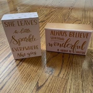 Girl bedroom decor sign bundle